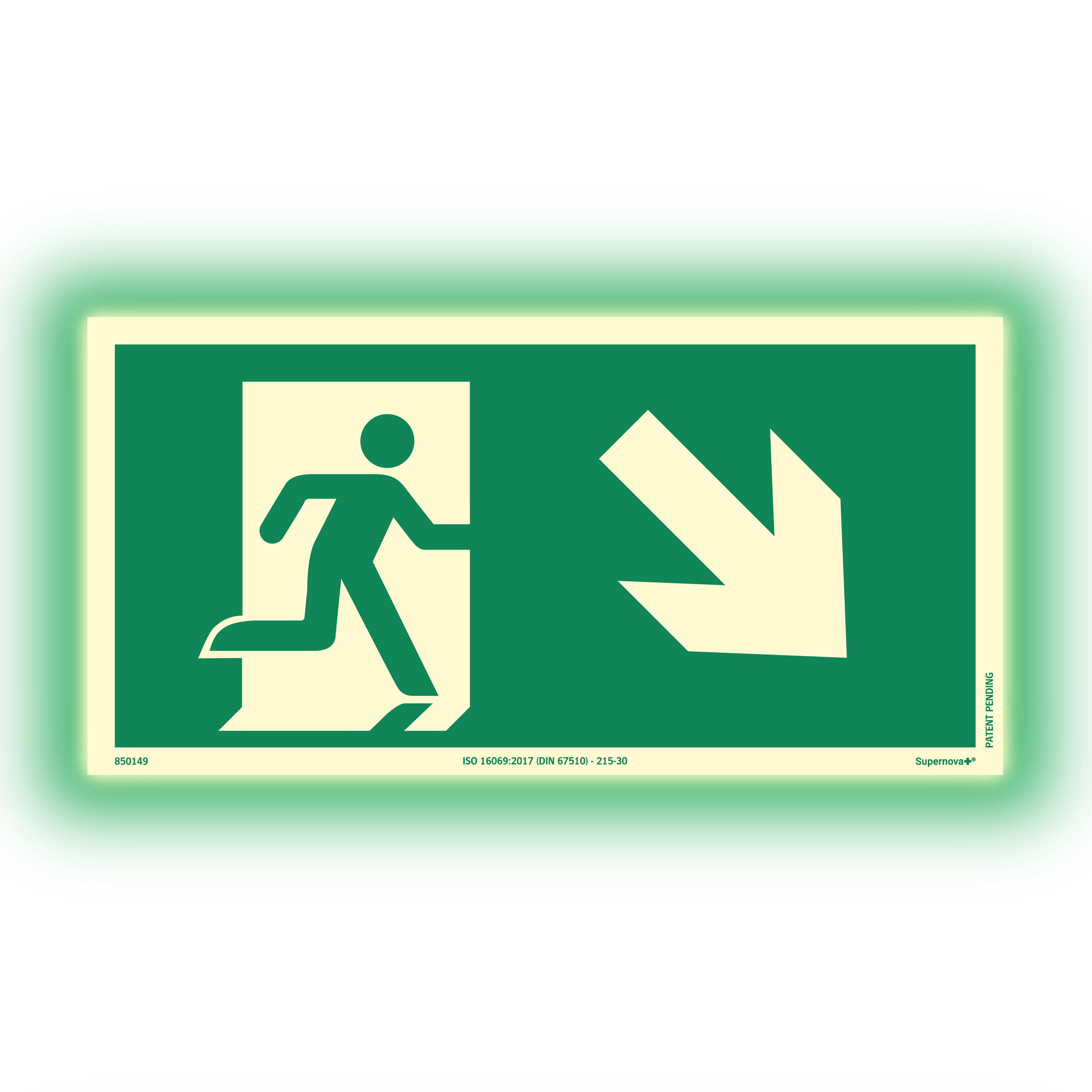 Supernova+® Emergency exit down right